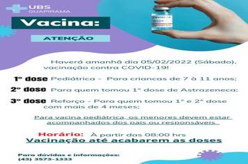 INFORMATIVO SOBRE A VACINA!