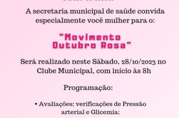 Movimento Outubro Rosa