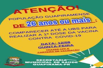 INFORMATIVO SOBRE A VACINAÇÃO
