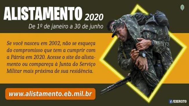 ALISTAMENTO MILITAR 2020