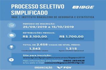 PROCESSO SELETIVO SIMPLIFICADO IBGE